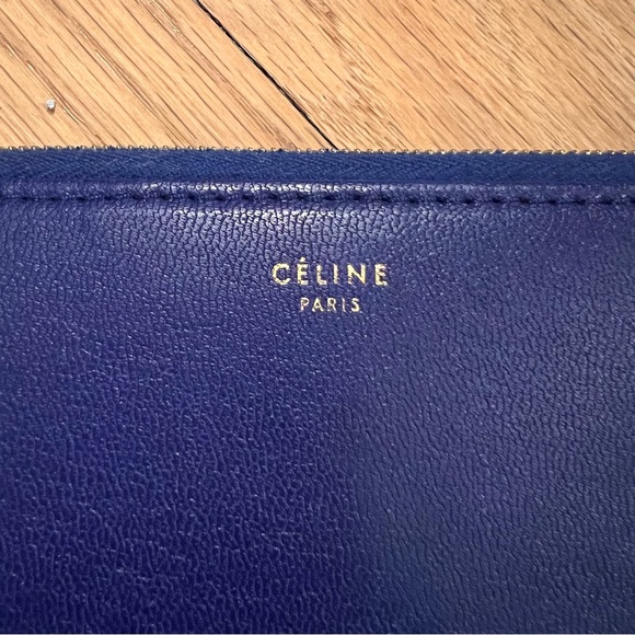Celine Colorblock Leather Zip Wallet - 2015 Phoebe Philo Collection - Picture 2 of 7